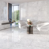Carrara Gioia Porcelain Tile Rectified Edge - Polished Finish 800 x 800 x 12 (0)