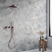 Silver Moon Hexagon Marble Tile Honed 15 cm (One Side) x 10 (1)