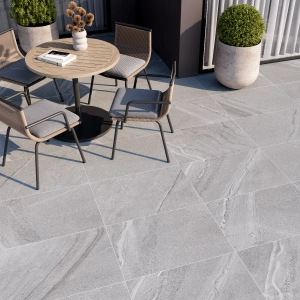 Cutstone Grey Anti Slip Outdoor Porcelain Tile