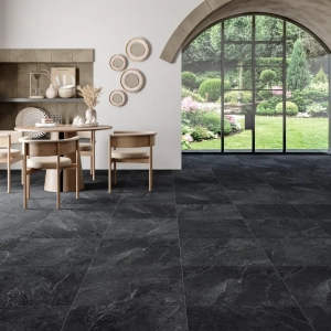 Just Black Slate Porcelain Tile