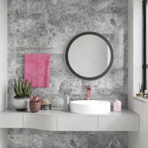 Silver Moon Marble Tile