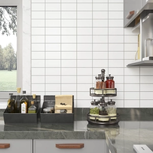 Soho Canvas White Flat Ceramic Tile