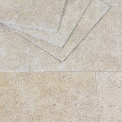 Desert Pearl Limestone Tile Tumbled 400 x 600 x 12 (2)