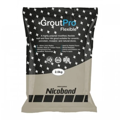  Nicobond Pro Flexible Tile Grout  2.5Kg Beige (0)