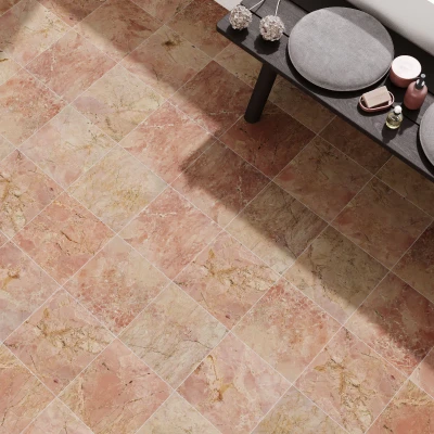 Rosa Gold Marble Tile Honed 305 x 305 x 10 (0)