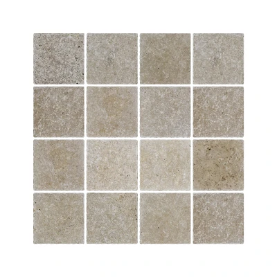 Siva Noce Travertine Tile Unfilled & Tumbled Edge 100 x 100 x 10 (1)