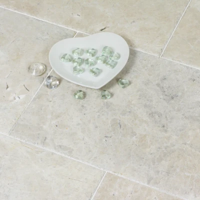 St Moritz Marble Tile Brushed & Chiselled Edge Opus Franco x 12 (1)