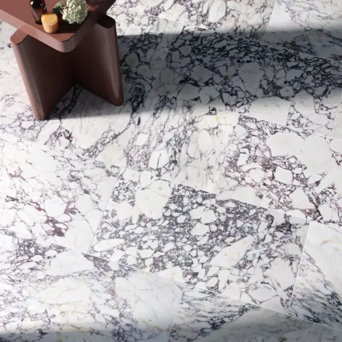 Arabescato Viola Marble Tile Honed 305 x 610 x 10 (0)