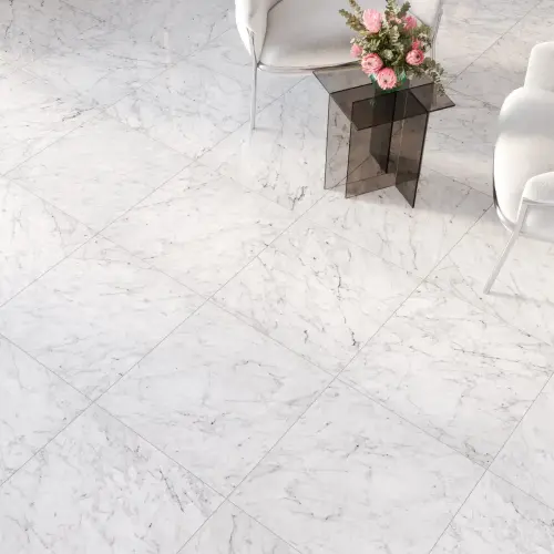 Carrara Gioia Porcelain Tile Rectified Edge - Polished Finish 600 x 1200 x 10 (1)