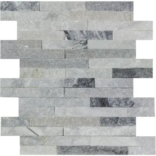 Glacier Grey Slate Riven Tile Split Face - 3D Effect 100 x 400 (2)