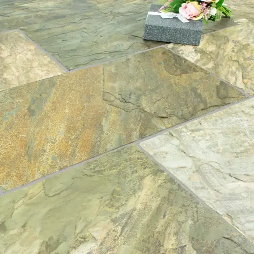 Multicolour Slate Tile Riven Surface 600 x 600 x 14 (1)