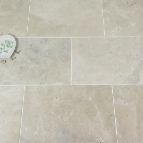 St Moritz Marble Tile Brushed & Chiselled Edge Opus Franco x 12 (2)