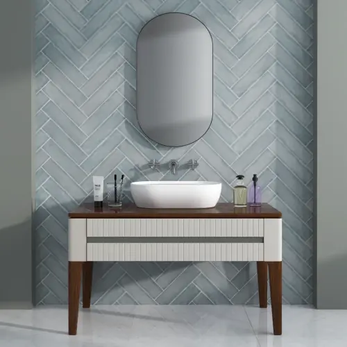 Teramoda Sterling Ceramic Tile Gloss 75 x 300 x 9 (0)