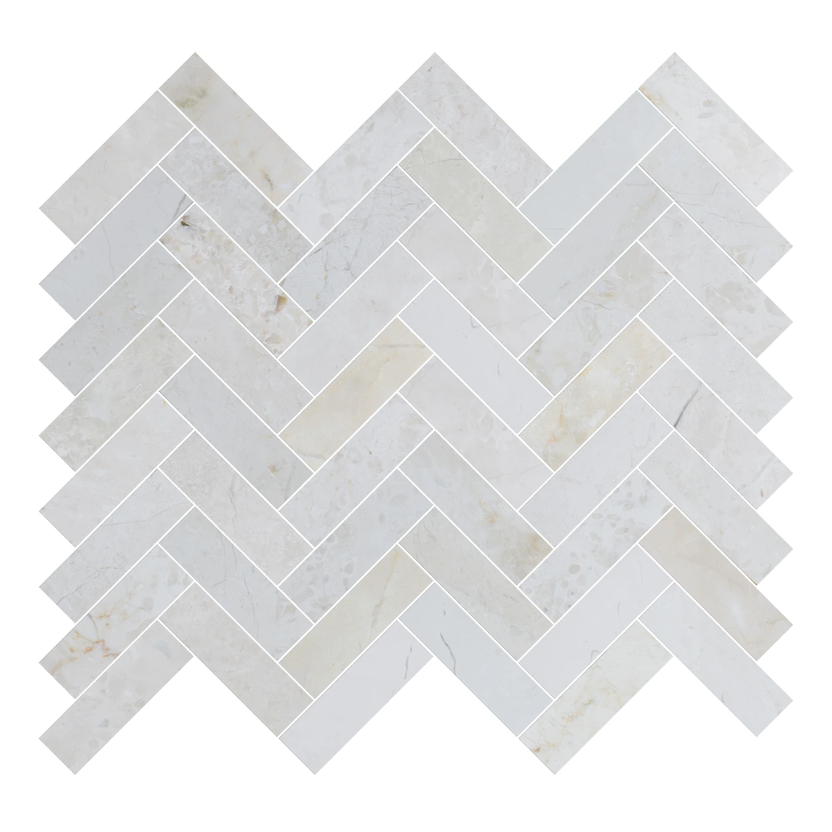 Crema Marfil Herringbone Marble Mosaic Tile Polished 285 x 325 x 8 (1)
