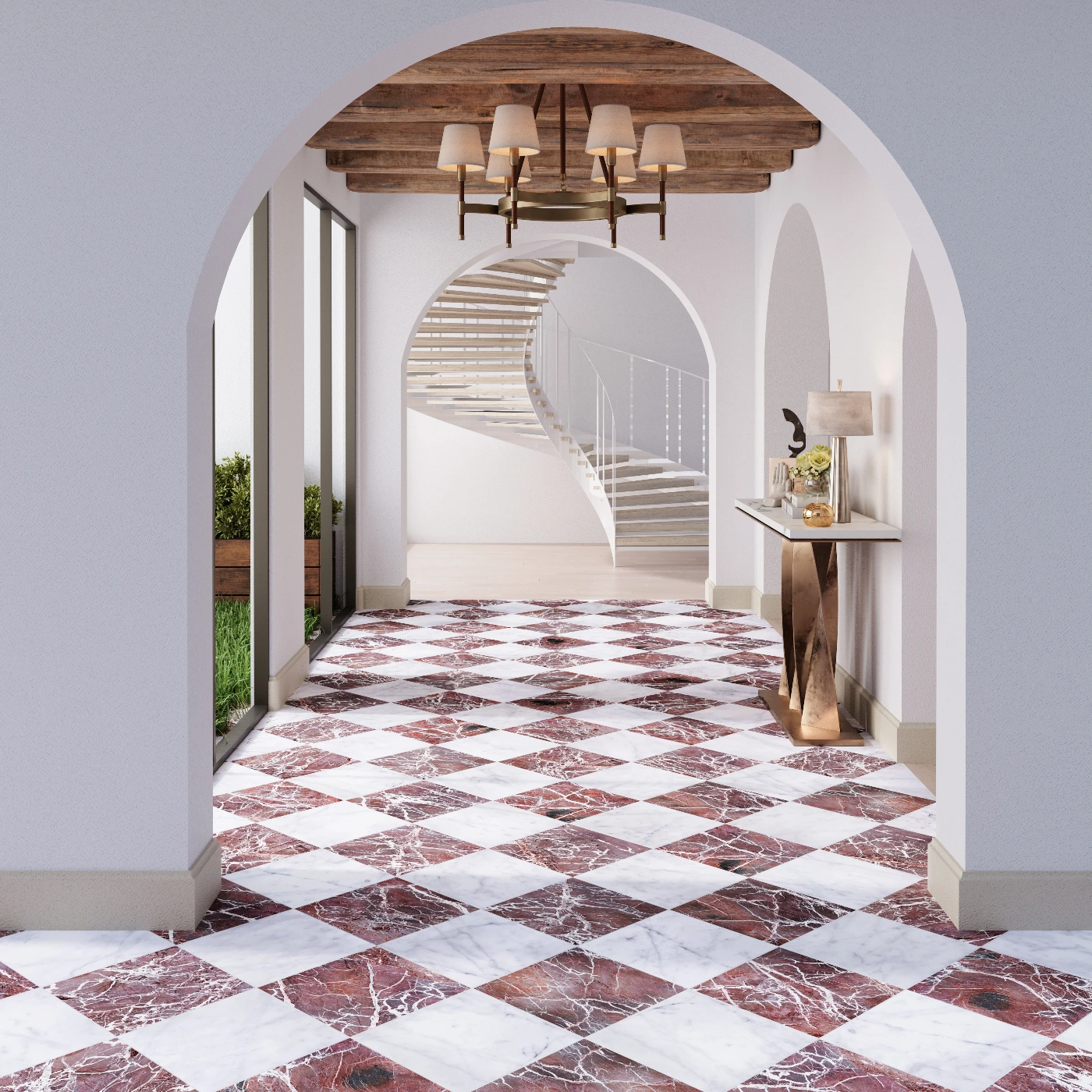 Rosso Levanto Marble Tile Honed 305 x 305 x 10 (0)